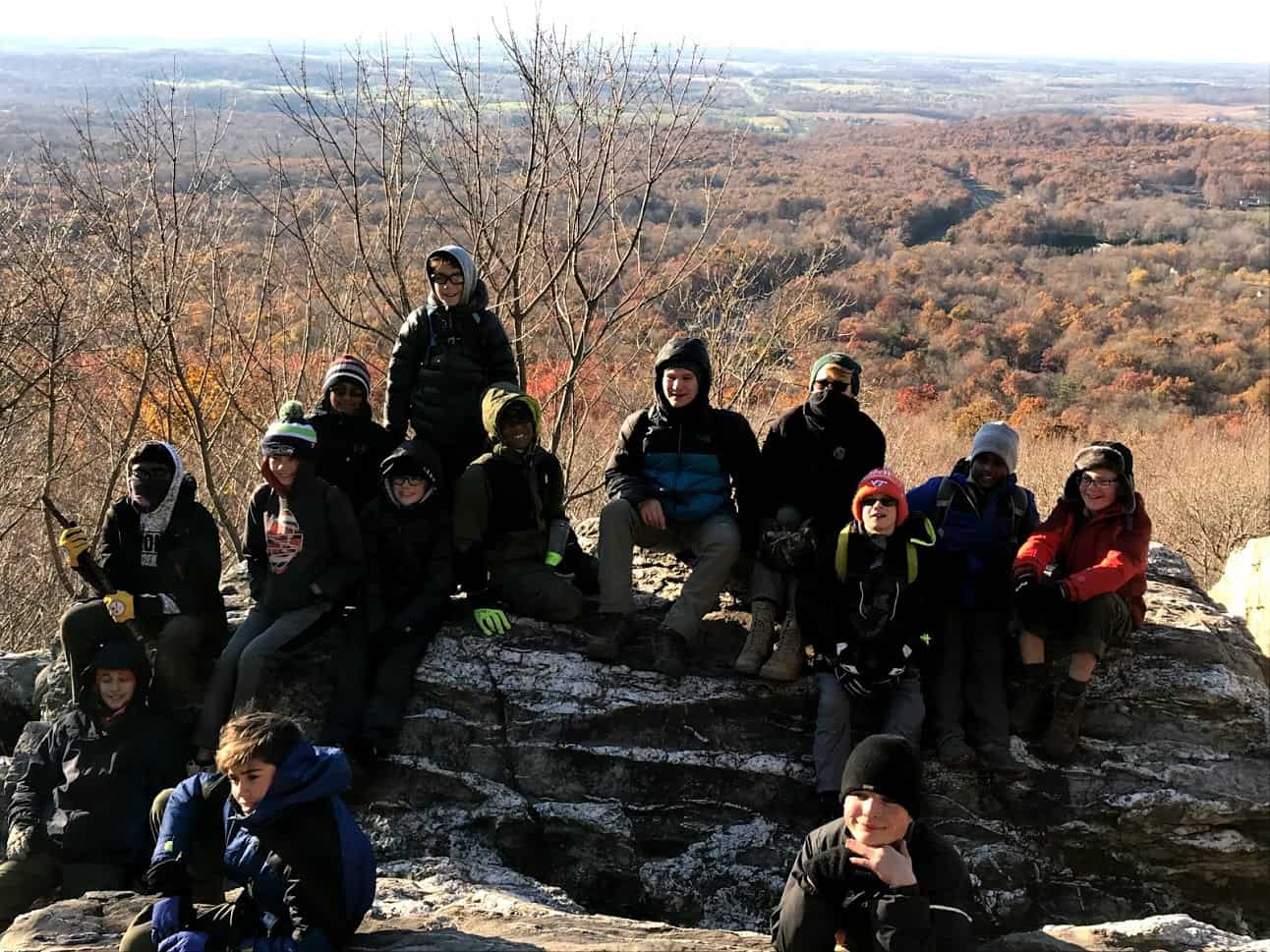 Scouts at Bears Den Scout Reservation